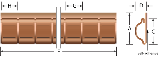 Stick-on mounting fingerstrip gaskets