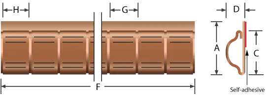 Stick-on mounting fingerstrip gaskets