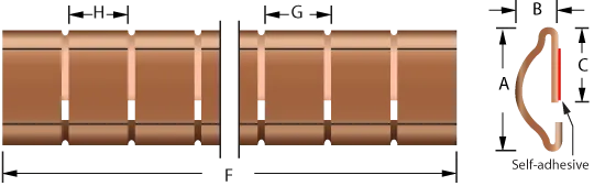 Stick-on mounting fingerstrip gaskets