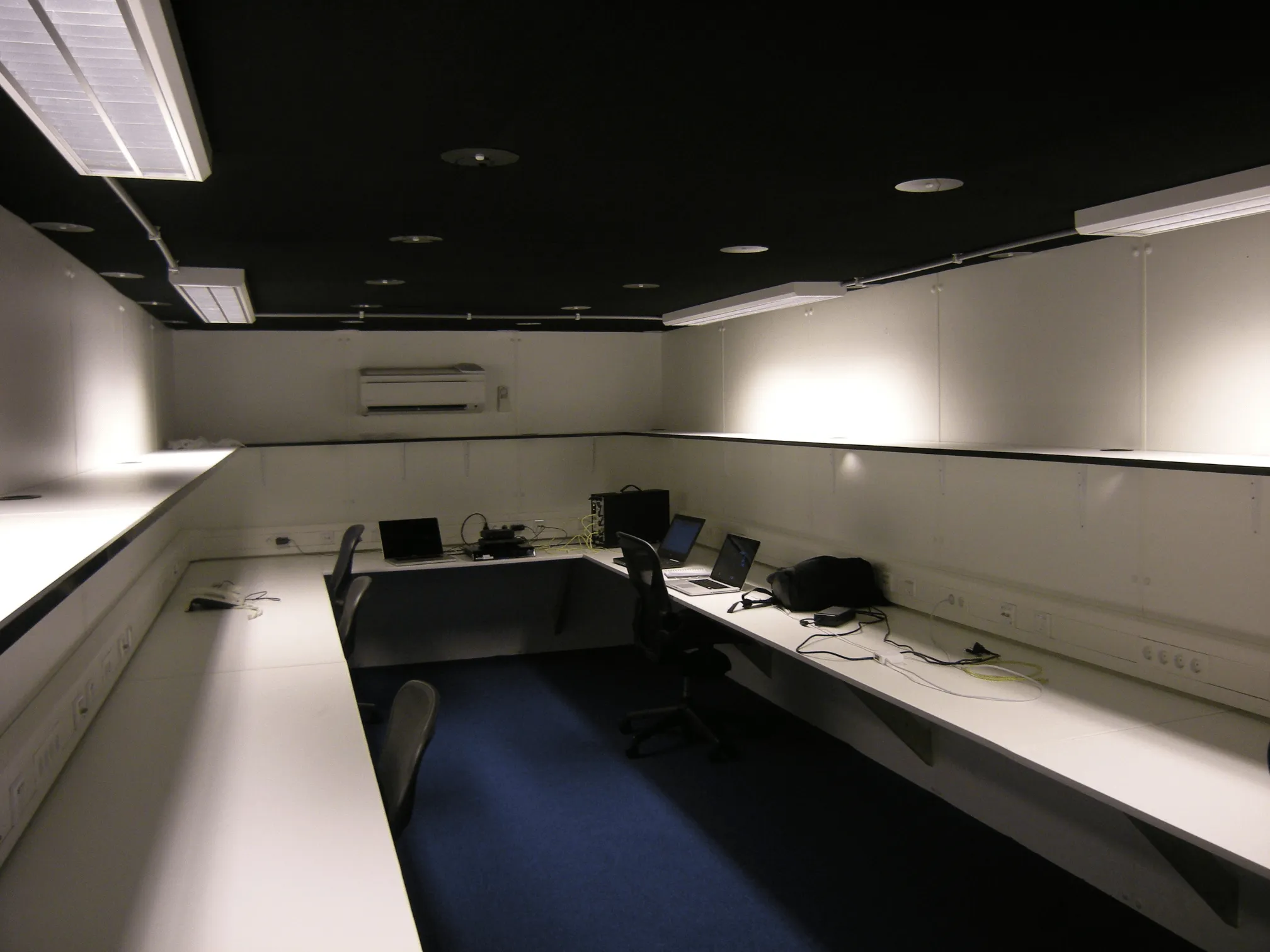 Finished room after installation of magnetic shielding