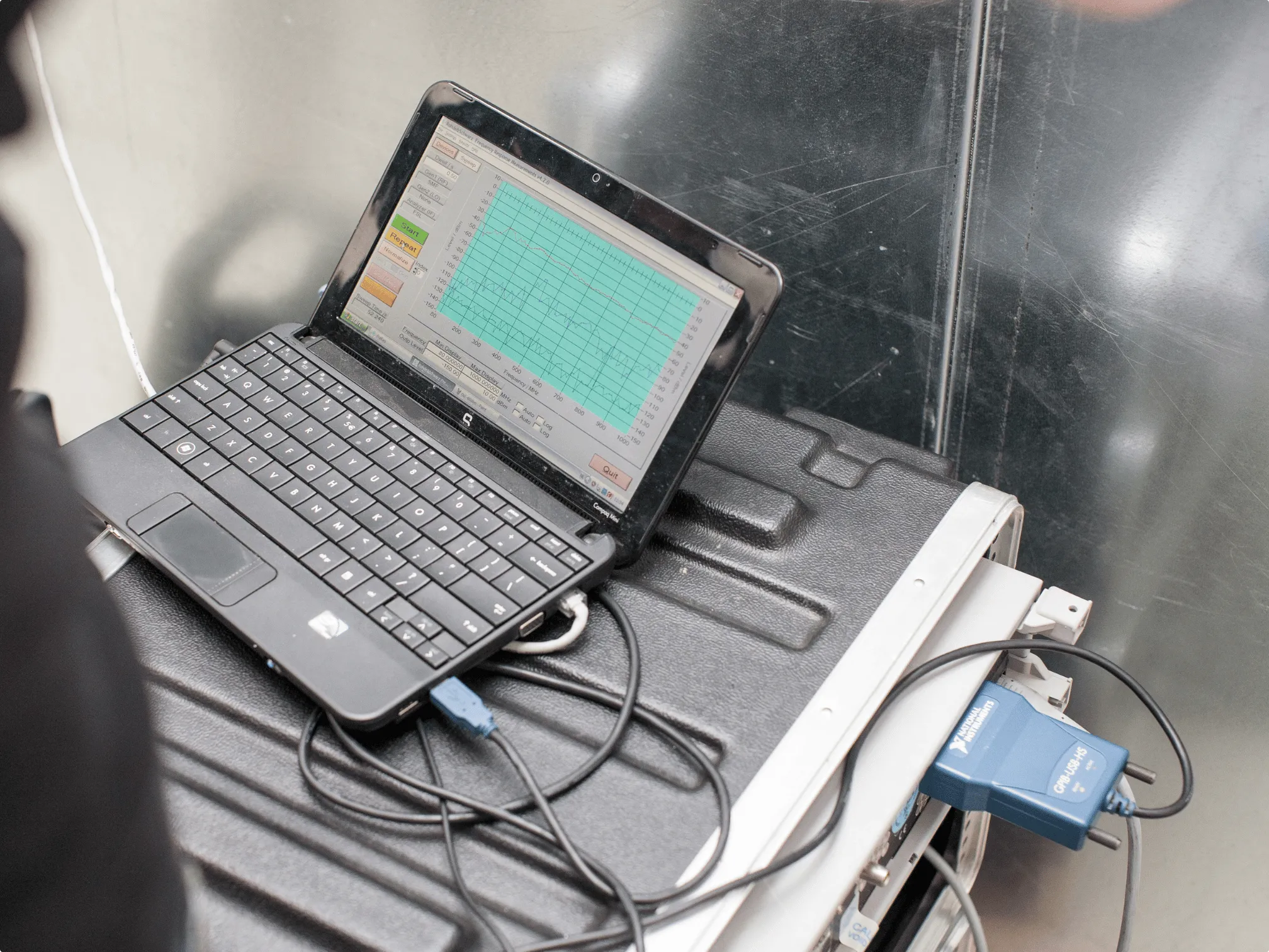 EM shielding testing and troubleshooting equipment