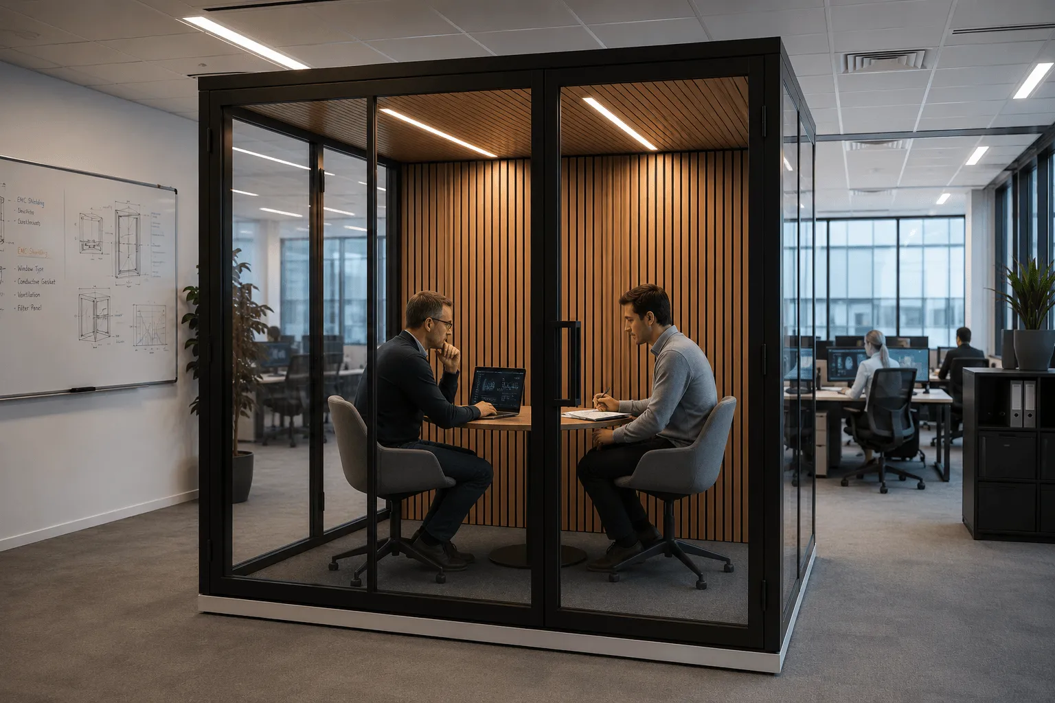 Quiet Faraday Room for corporate security and R&D