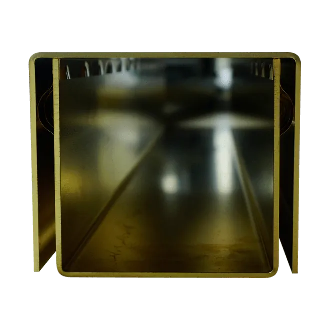 two part square waveguides 2